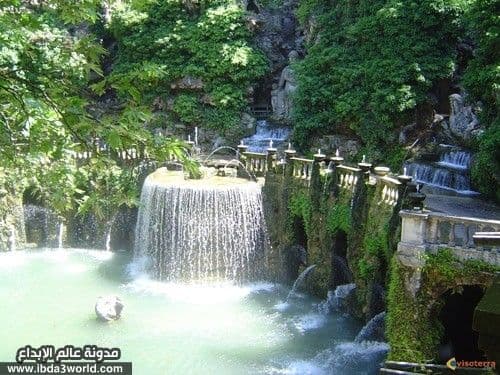 حدائق قصر الشرق – تيفولي – إيطاليا