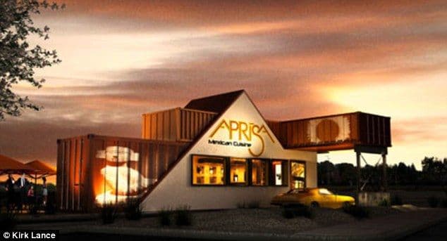 منزل مصنوع من حاويات النقل