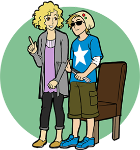 الوصول للمقعد وكيفية الجلوس