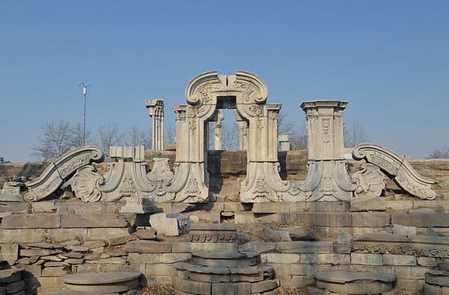 تدمير القصر الصيفي القديم في الصين