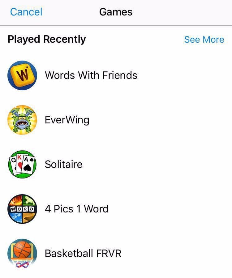 ممارسة الألعاب داخل الماسنجر
