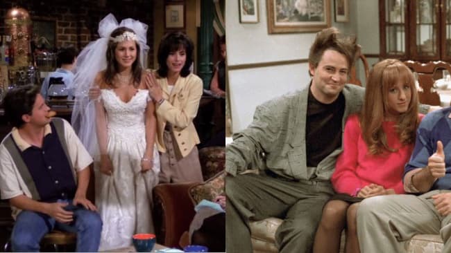 ماثيو بيري وجينفر انيستون مسلسل Friends