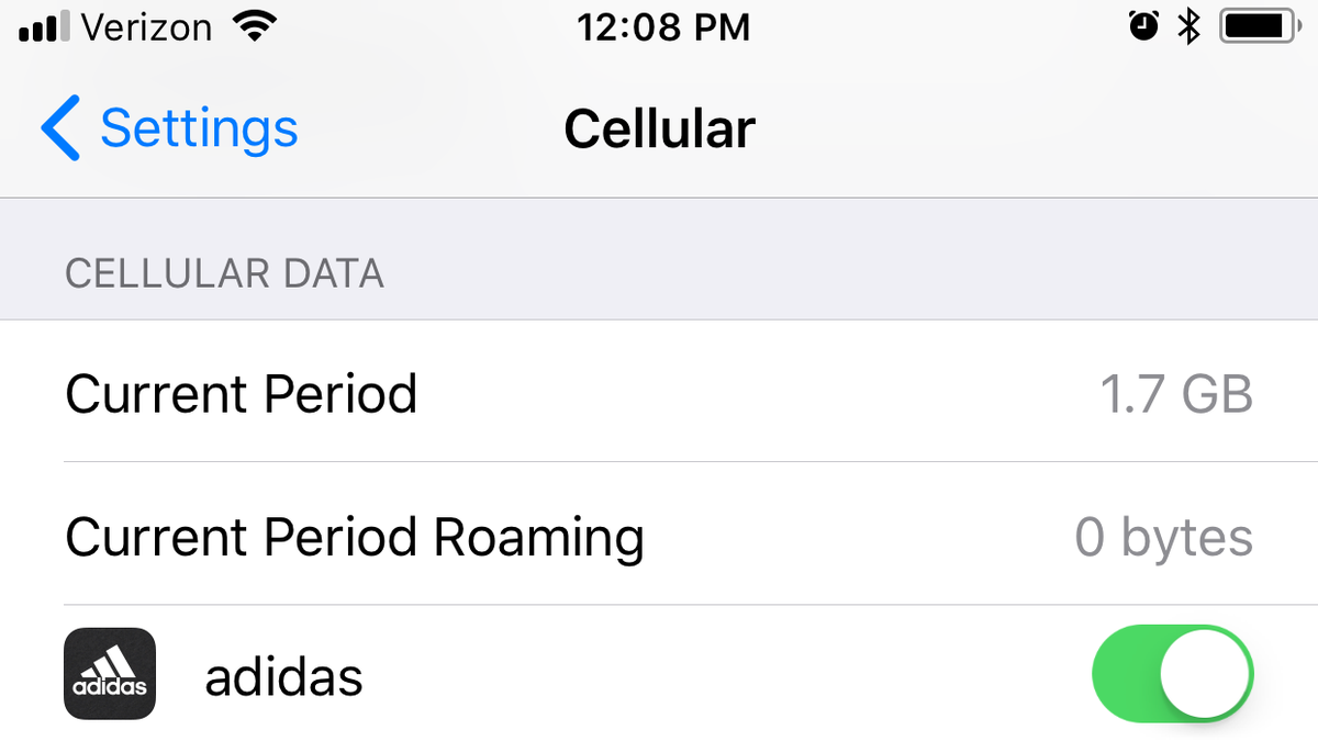 تحقق من التطبيقات التي تستهلك البيانات بكثرة على هواتف آيفون