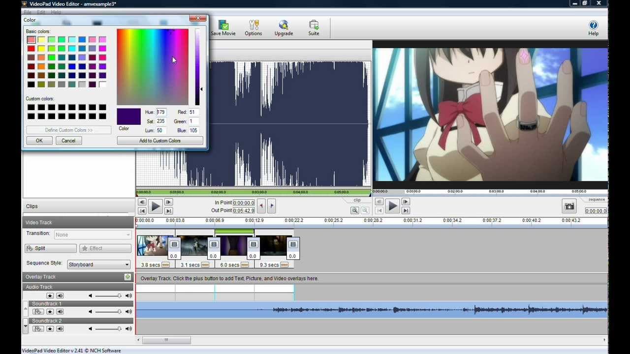 مونتاج فيديو أنمي