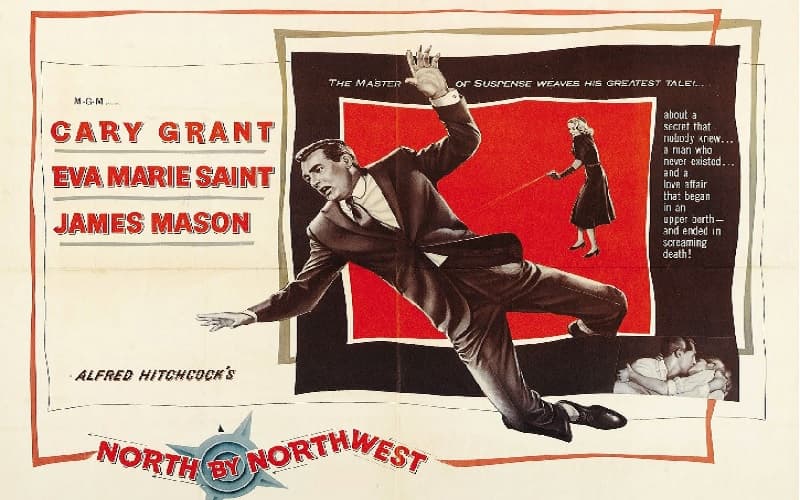 North by Northwest بوستر - أفلام تشويق وإثارة