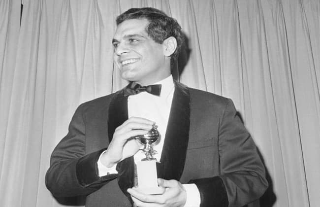 عمر الشريف وجائزة الجولدن جلوب