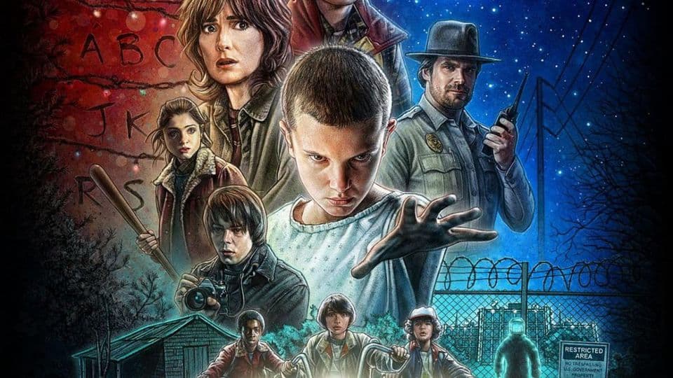 أبطال مسلسل stranger things
