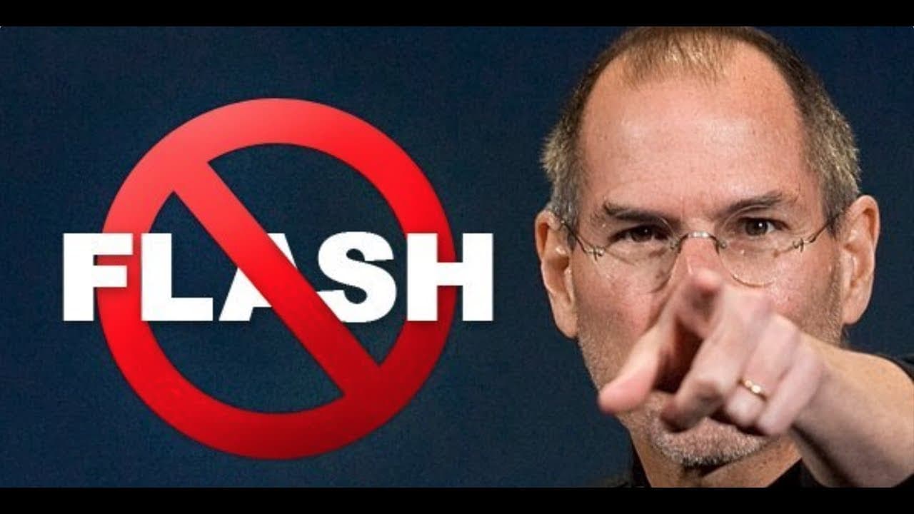 ستيف جوبز يعارض الفلاش