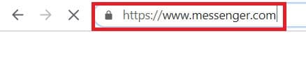 فتح ماسنجر من المتصفح