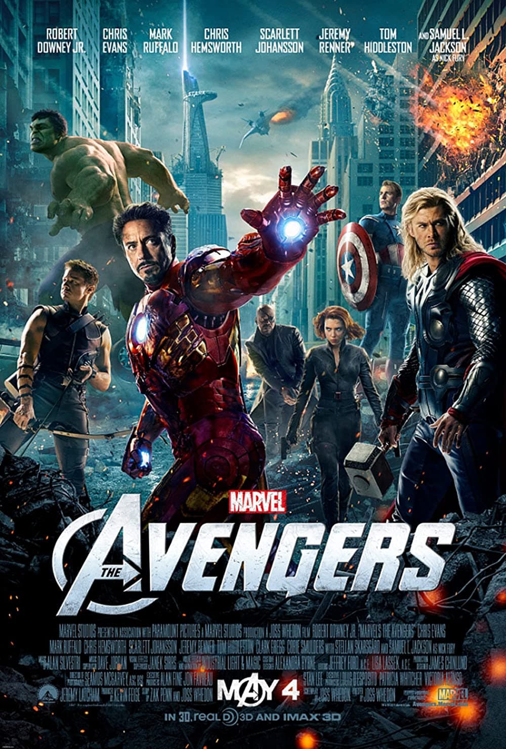 الفيلم الخامس حسب ترتيب أفلام مارفل The avengers