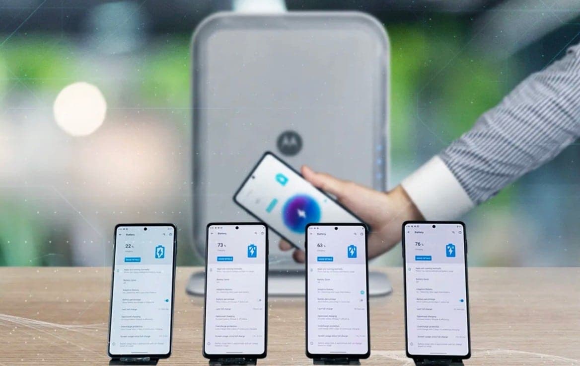 تقنية الشحن الهوائي من موتورولا