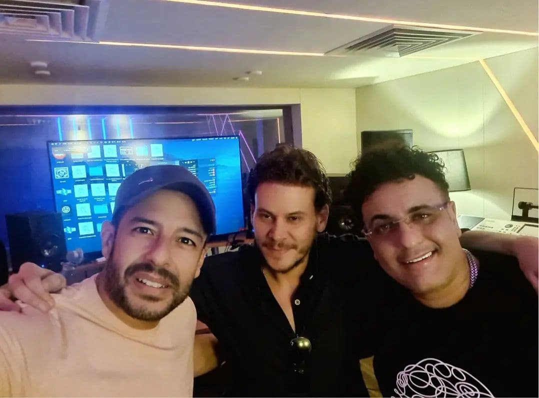 محمد رحيم ومحمد حماقي كواليس تسجيل أليوم يا فاتني