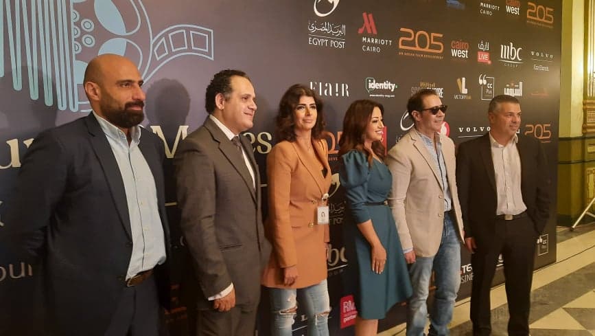 المؤتمر الصحفي لحفل صوت السينما في قصر عابدين